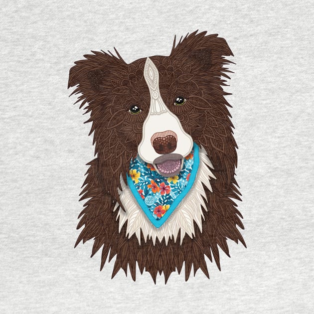 Tropical Brown Border Collie Boy by ArtLovePassion